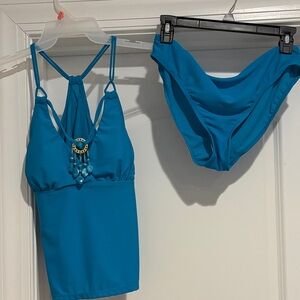 Blue Women's Swim Set